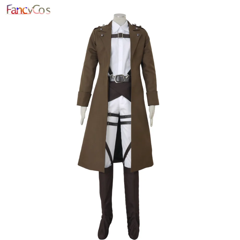 Кожаный костюм для косплея из игры атака на Титанов | Тематическая одежда и