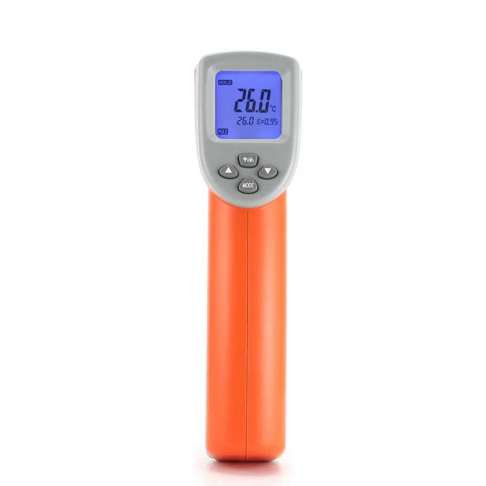 DT8880 Digital LCD Handheld Infrared Thermometer Temperature Meter Tester Portable Red Laser Non Contact IR Pyrometer Gun | Инструменты