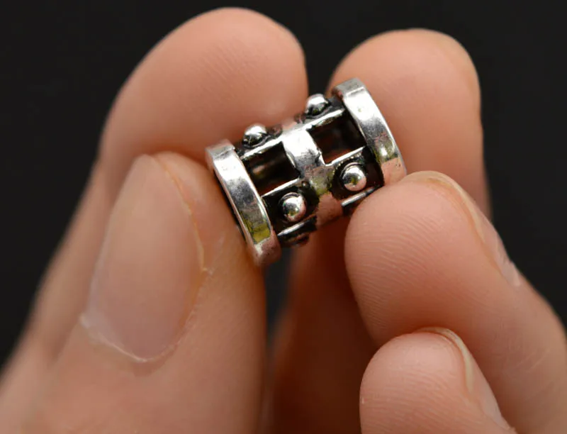 1 шт. античные серебряные бусины викингов для браслетов ожерелье бороды волос