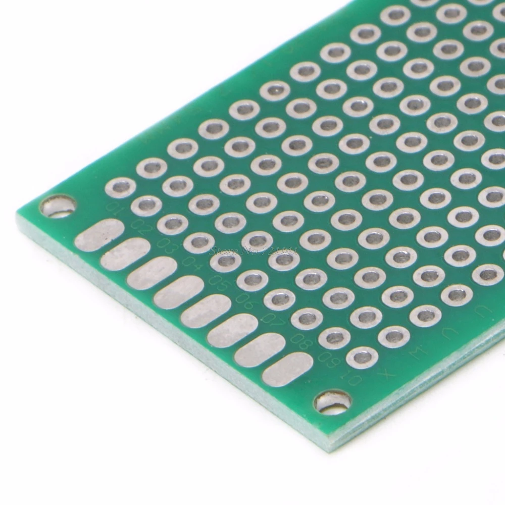 Двухсторонний прототип 10 шт. 3х7 см DIY PCB Луженая Стекловолоконная универсальная
