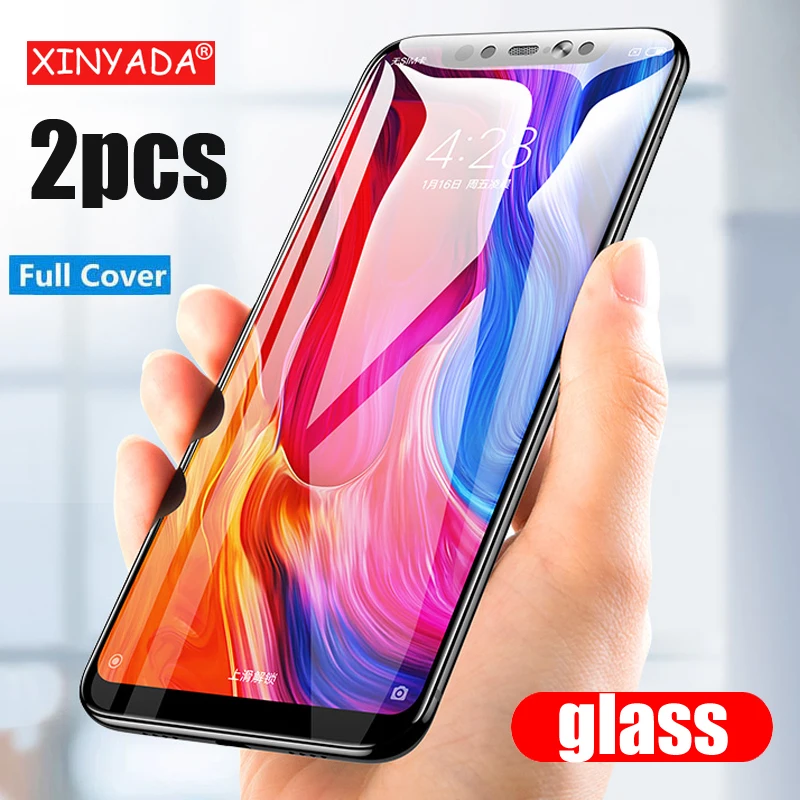 Закаленное стекло для Samsung Galaxy A6 A8 Plus 2018 J4 J6 J8 A7 A9 защита экрана Защитная пленка ЖК