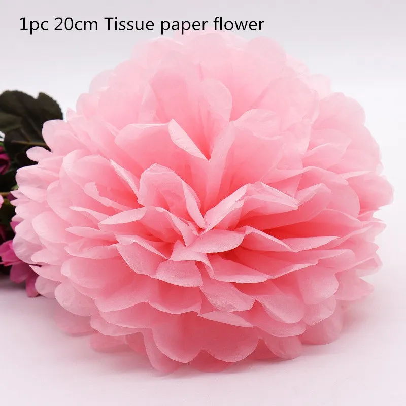 Light Pink 3D вечерние украшения звезда бумажные цветы многоцветный 1 шт. Ручной Работы Висячие тени дерево двор Рождество год Свадьба домашний декор - Цвет: Light Pink