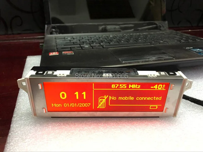 Автомобильный экран с поддержкой USB Bluetooth 4 меню дисплей красный монитор 12 pin для