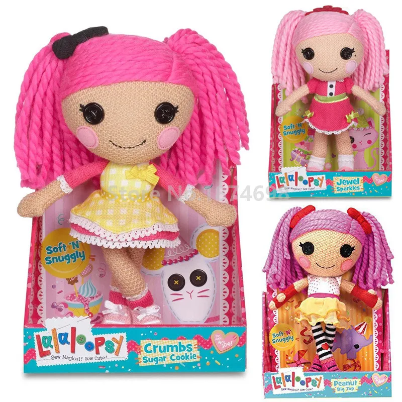 Новый Lalaloopsy супер глупо вечерние крючком кукла 28 см милые плюшевые куклы детские