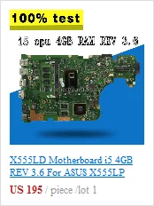 K52JR 512 М REV2.0 материнская плата для ноутбука ASUS A52J X52J K52J K52JR K52JE K52JC K52JU K52JB для тестирования системной ОК