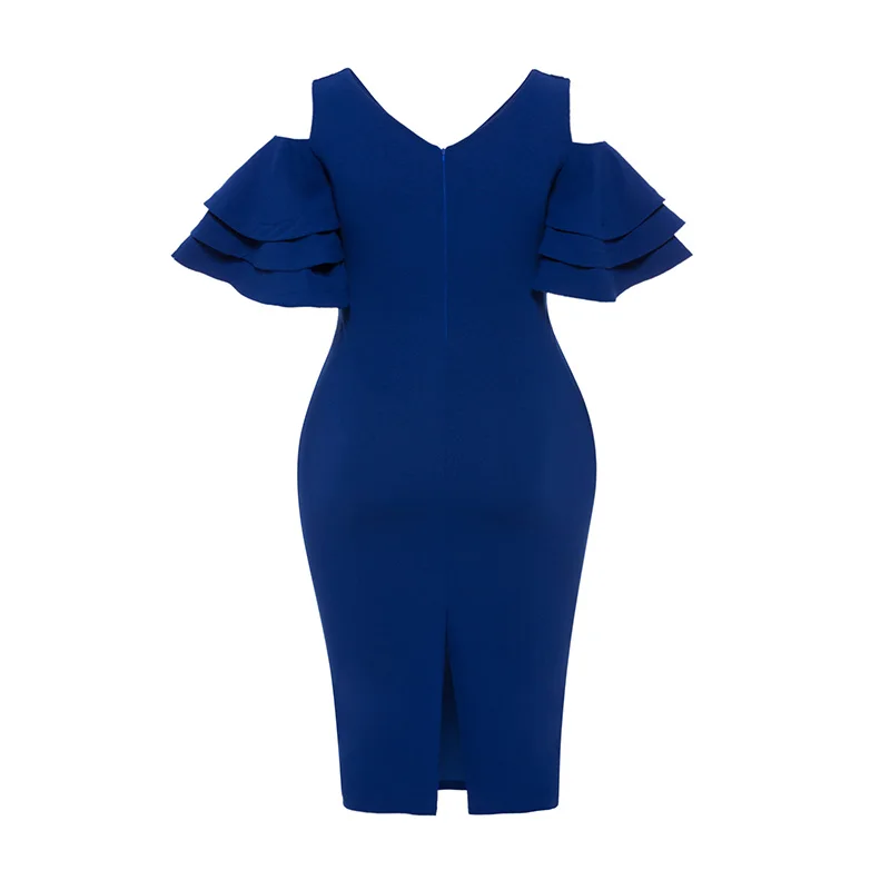 Для женщин большие размеры сексуальное платье с v-образным вырезом низким на