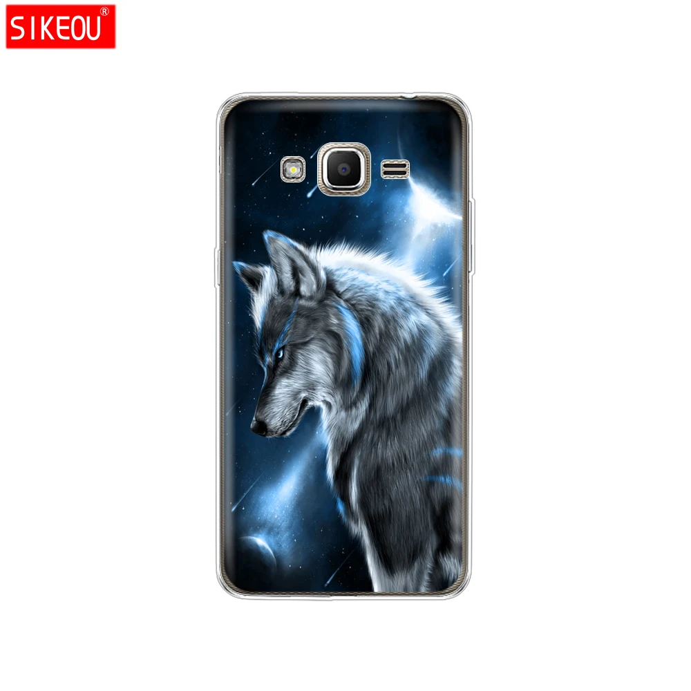 12057 Чехол из ТПУ для samsung Galaxy J2 Prime G532 SM-G532F, 5 дюймов, чехол, мягкий силиконовый чехол для samsung J2 Prime, чехол с котом и цветами - Цвет: 12057