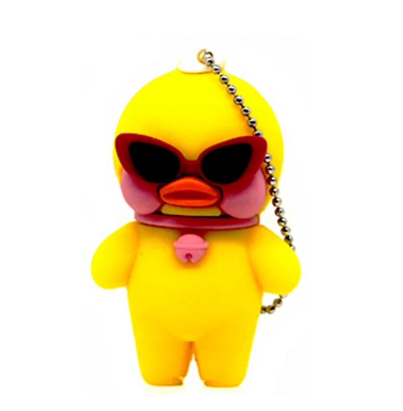 1 Мультфильм желтый Гиалуроновая кислота утка USB флешка Cafe Mimi 8 GB 16 GB 32 GB 4 GB USB2.0 флешки Memory Stick подарок U диска - Цвет: 1