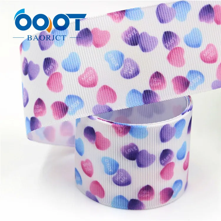 OOOT BAORJCT G-18604-332 38 мм 10 ярдов мультфильм любовь ленты термотрансферные печатные корсажные Свадебные DIY ручной работы материал - Цвет: G-18604-333