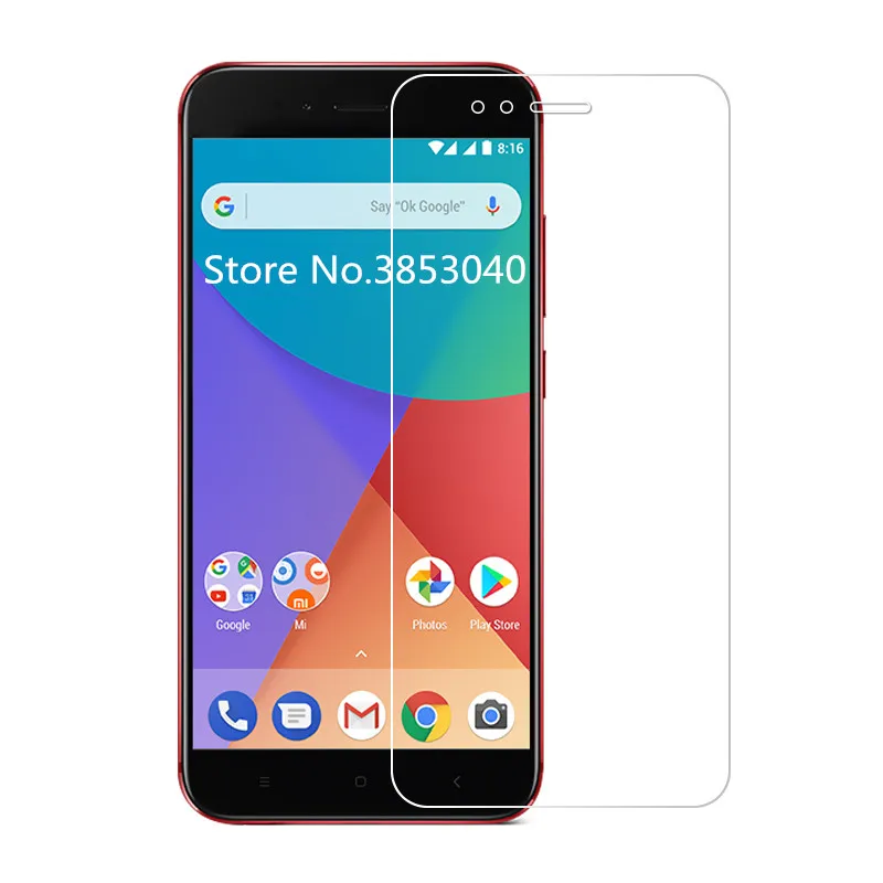 Закаленное стекло для Xiaomi Mi A1 5X Защита экрана 9H 2.5D Защитная пленка телефона