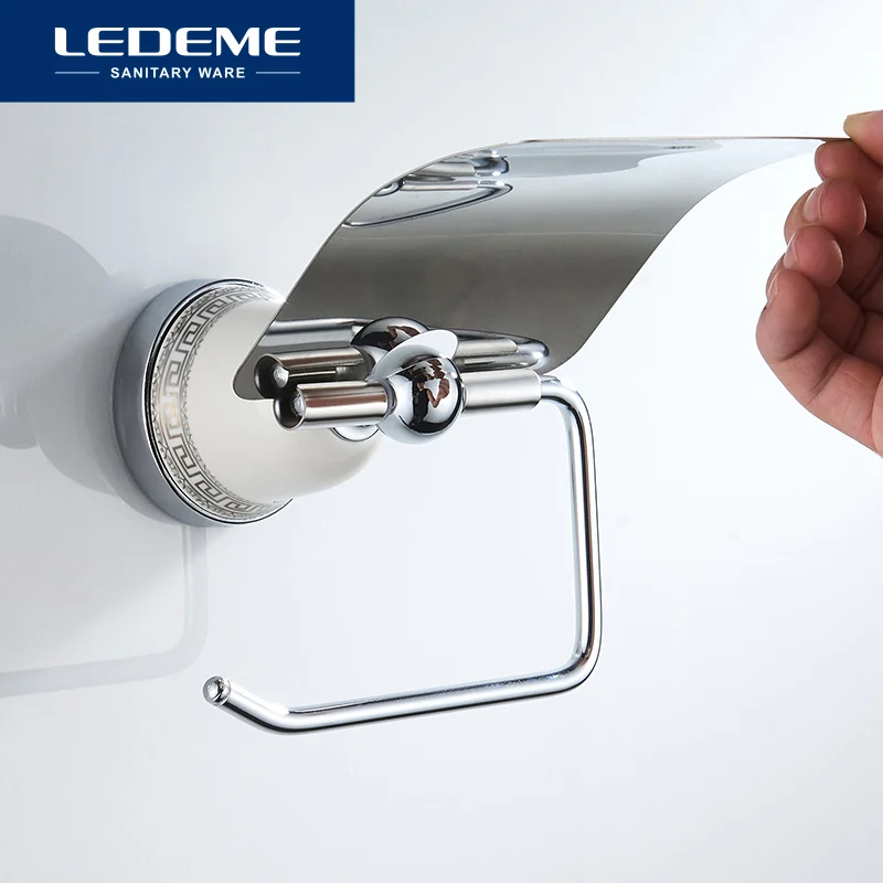 LEDEME Туалет Бумага держатель Керамика базы настенное крепление для туалетной