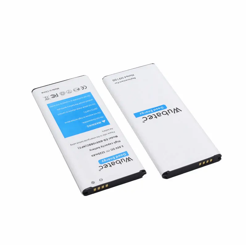 Аккумулятор Wubatec 2 шт. NFC Note4 3220 мАч для Samsung Galaxy Note 4 N910F N910H N910S N910U N910L N910A N910P N910C N910K |