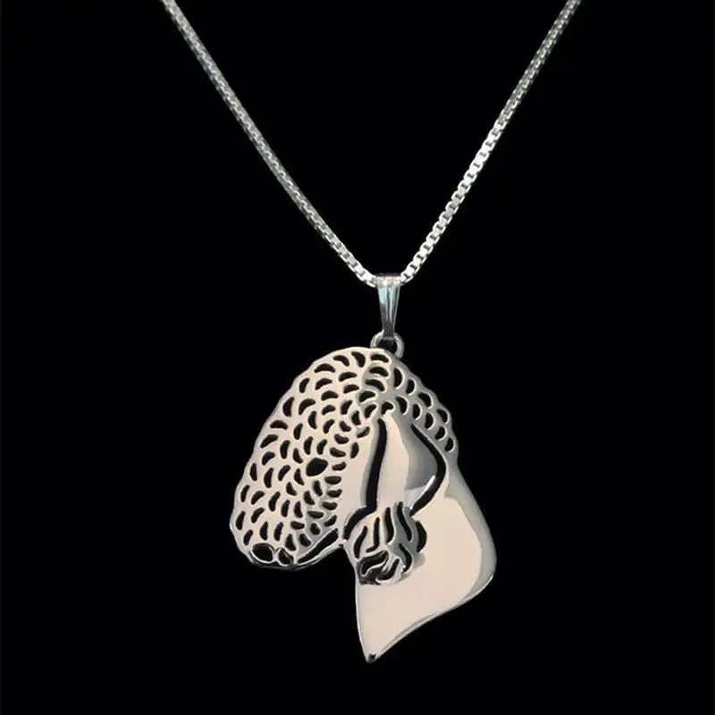 Женское Ожерелье с собакой из сплава Bedlington Terrier Прямая поставка|drop necklace|necklace