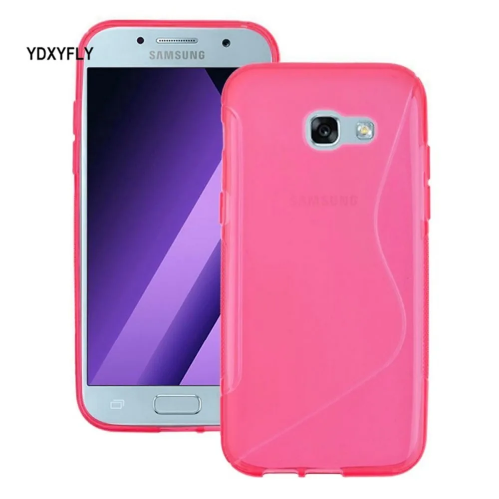 Гибкий чехол для samsung Galaxy A3 A5 A7 2016 2017 A320 A520 A720 S линии ТПУ A310 a510 A710 Резина Матовая