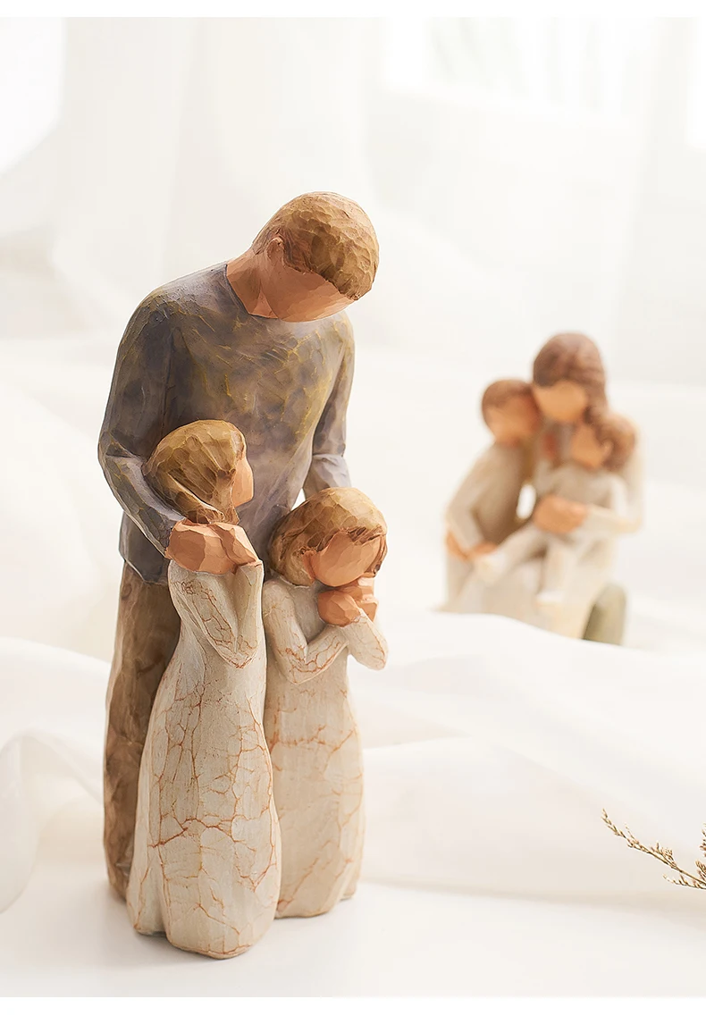 Полные любви маленькие украшения для родителей и детей, украшения для гостиной, офиса, спальни, свадебный подарок