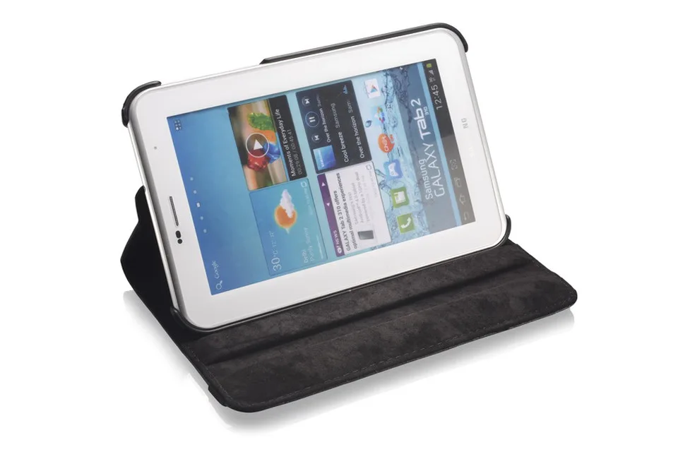 Вращающийся на 360 градусов чехол для планшета samsung Galaxy Tab2 " GT-P3100 P3110 P3108 откидной Чехол-книжка из искусственной кожи с подставкой Умный Магнитный чехол