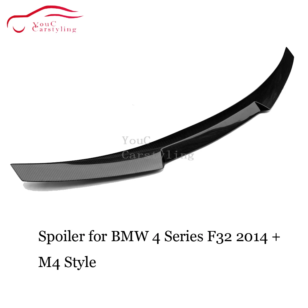 F32 задний спойлер из углеродного волокна крыло для BMW 4 серии 2014 + MP/M4/CS/PSM стиль