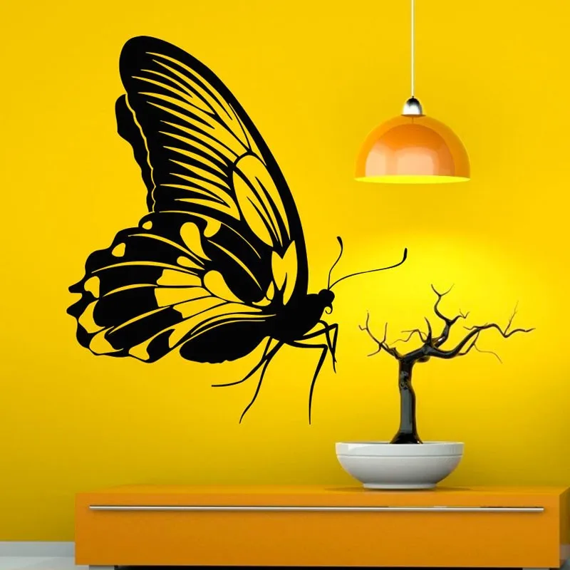 On Sale Butterflies Wall Decal Vinyl Art Wall Stickers Home Decor For Living Room Murals Beautiful Animal Hollow Out Design