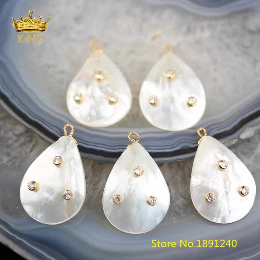 5 шт. ожерелье с каплевидными ракушками ювелирные изделия жемчужные раковины