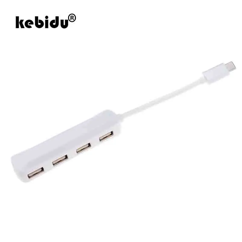 Kebidu Тип c 4 Порты и разъёмы usb-хаб USB 3 1 к 2 0 разъем разветвитель адаптер для ПК