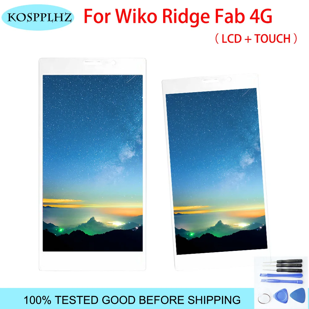 ЖК-дисплей 5 дюйма для Wiko Ridge Fab 4G и сенсорный экран в сборе дигитайзер замена