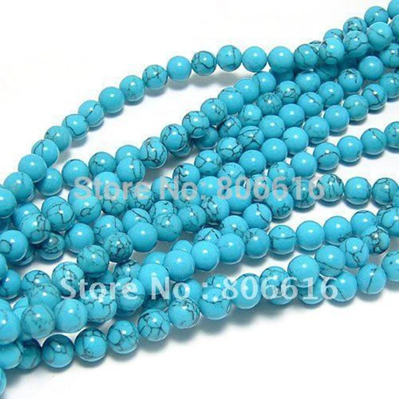 

4/6/8/10/12MM 2Strands/Pack Natural Stone Loose Strand Charms Semi-precious Jewelry Beads