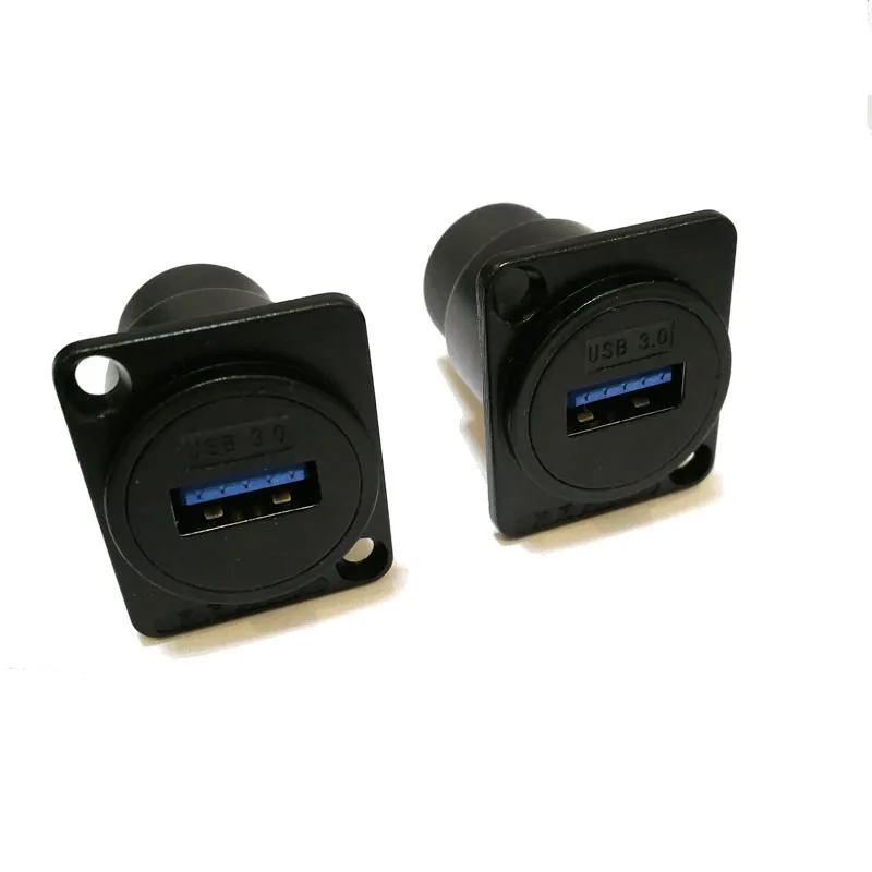 5 шт./лот D-Тип USB прямой модуль шасси крепление панели разъем аудио соединитель |