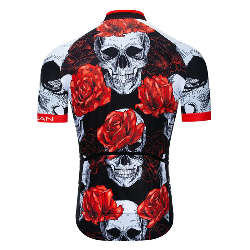 Weimostar Rose Skull велосипедная майка летняя рубашка профессиональная команда анти пот