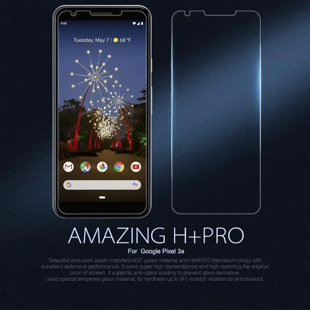 Для Google pixel 3a NILLKIN Amazing H + PRO Противоударная Защитная пленка для экрана из
