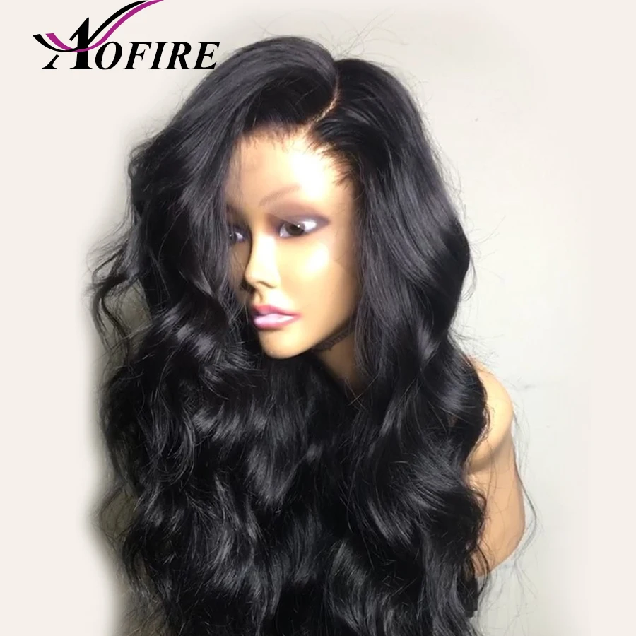 13X6 Lace Front Human Hair Wigs With Baby Brazilian Remy Body Wave For Black Women Bleached Knots Natural Hairline | Шиньоны и парики