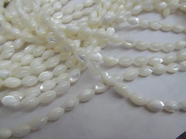 Высококачественный 5 нитей 6-16 мм натуральный жемчуг перламутра ракушки Барабан