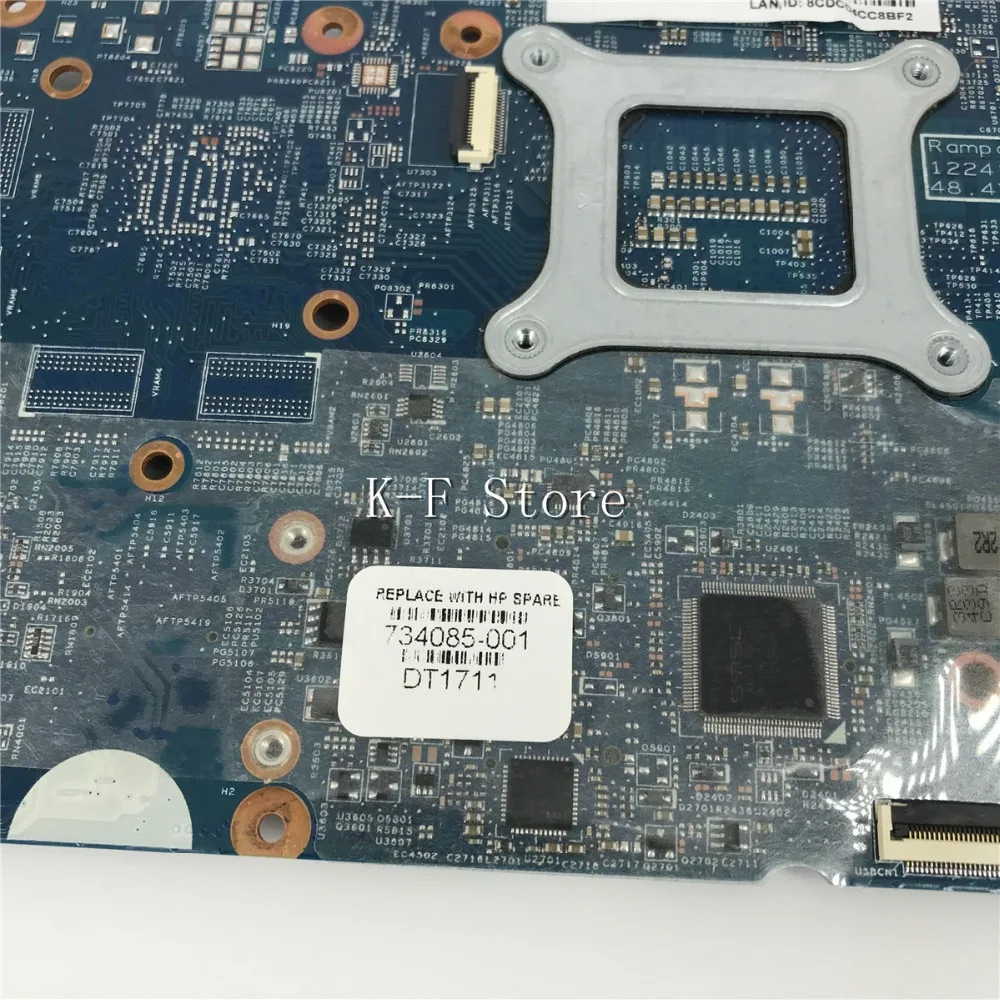 734085 601 501 для ноутбука hp ProBook 450 G1 материнской платы HP 440 001 48.4YW04. 011 48.4YW05.