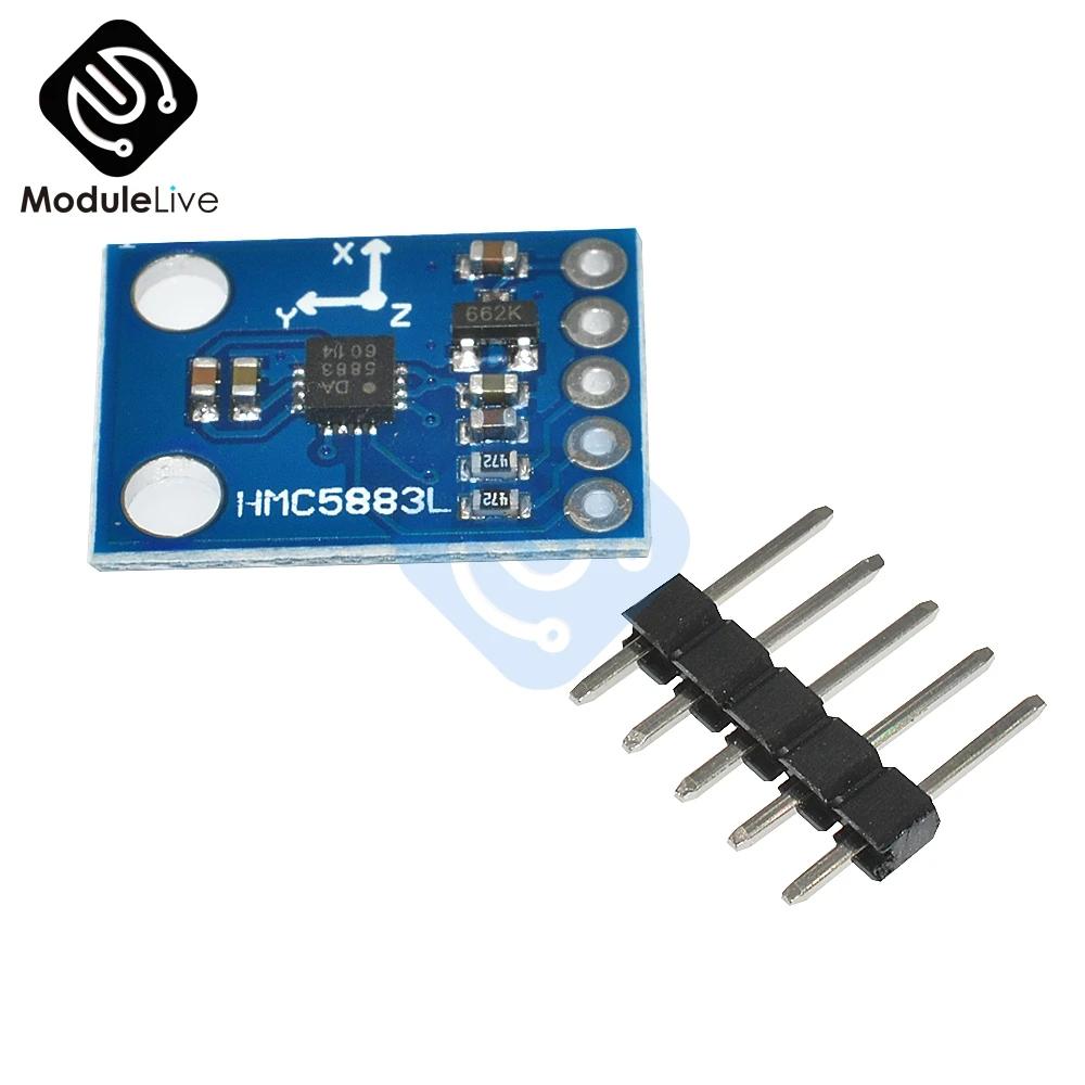 GY 273 HMC5883 3V 5V Тройная Ось Компас магнитометр сенсор модуль для Arduino|Детали и