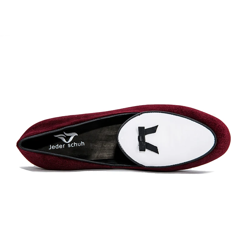 Jeder schuh velvet men handmade loafers Fashion Prom and wedding men's casual shoes flats | Обувь