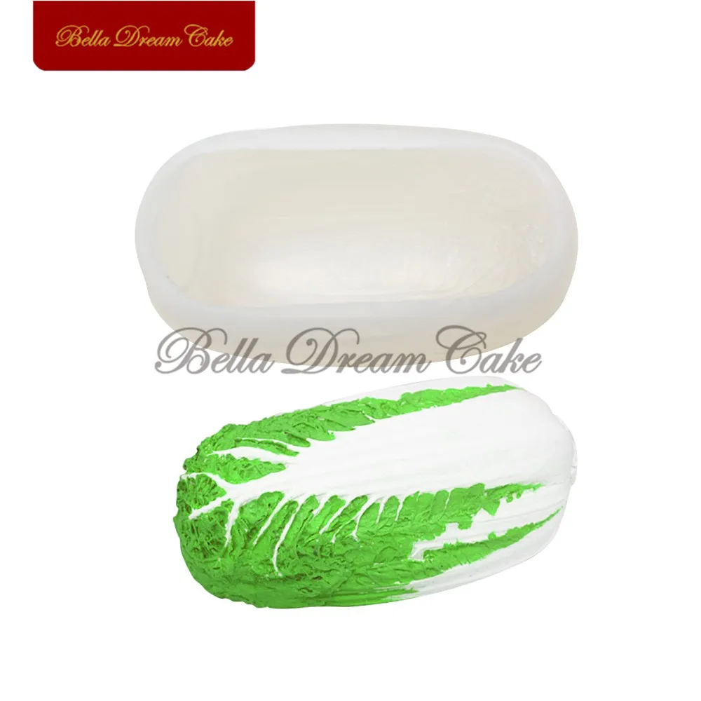 Дизайн капусты овощи силиконовая форма формы для торта помадка Sugarcraft украшения