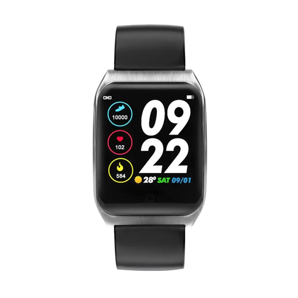 TFT 1 3 &quotSmart Напульсники ЭКГ + PPG Фитнес браслет Сенсорный экран OLED сообщение кровь