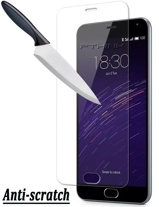 С уровнем твердости 9H закаленное Стекло Экран Защитная чехол для Meizu M2 Примечание