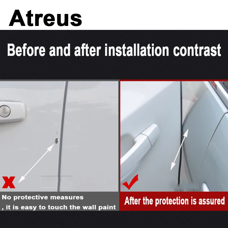 Atreus 3 \ &quot5 м Стайлинг автомобиля дверь Край анти столкновения полоса наклейки для