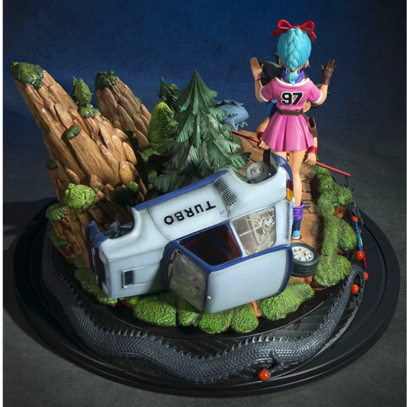Dragon Ball DBZ Little GOKU Bulma первая коллекция 1/6 GK статуя из смолы фигурка Коллекционная модель игрушки G2392