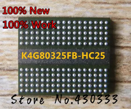 100% новый K4G80325FB HC25 BGA|Импульсный источник питания| |