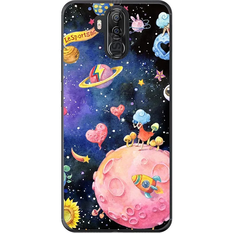 E046 Мягкая силиконовая крышка для Ulefone Мощность 3S силиконовый чехол для телефона для Ulefone Мощность 3s мягкий TPU с рисунком облегающий чехол shell - Цвет: E046
