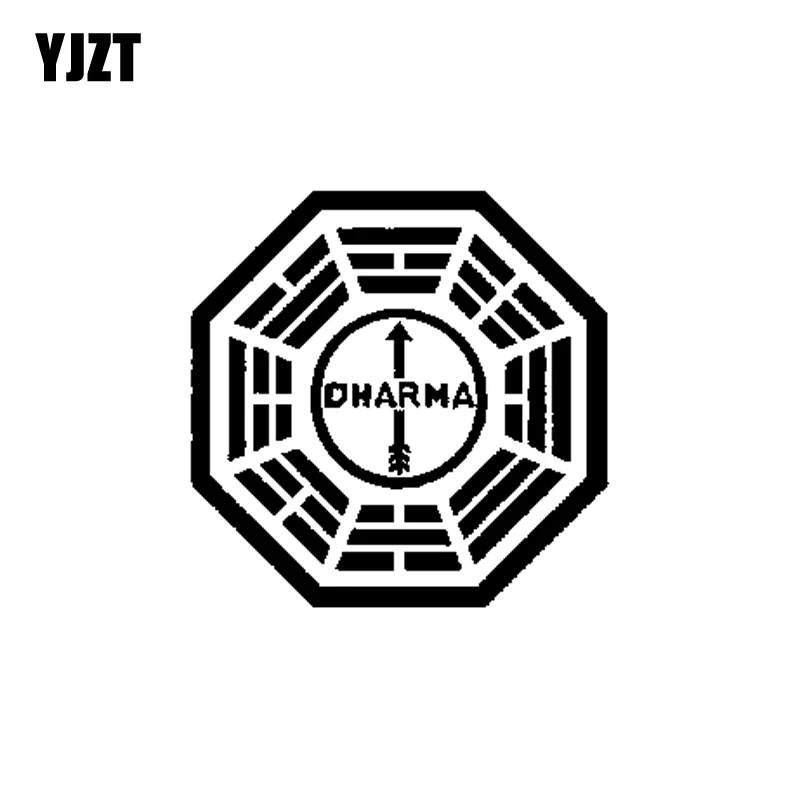 YJZT 15 см * Виниловая Автомобильная наклейка с изображением потерянной силы Dharma
