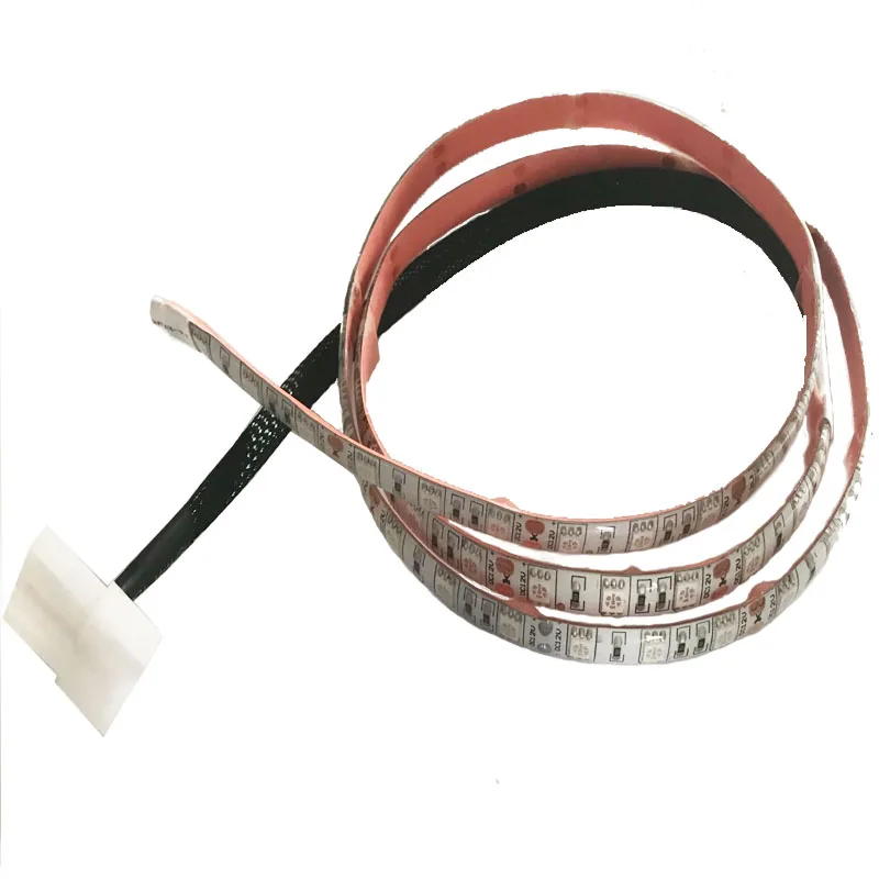 1 м 60leds 5050 СВЕТОДИОДНАЯ лента SMD PC чехол для компьютера Водонепроницаемая