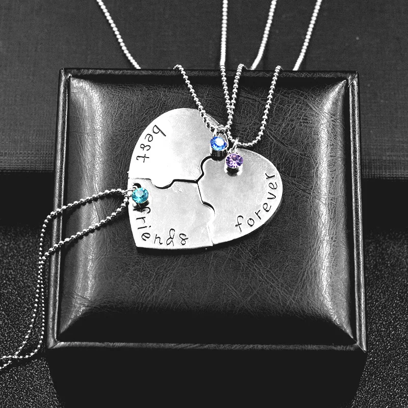 Европейский и американский ювелирные изделия 3 части подвески в форме сердца