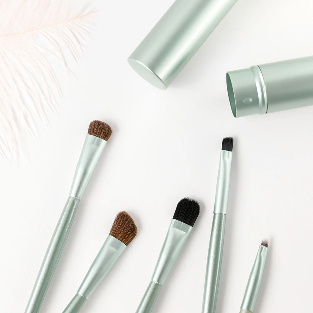5 шт. портативные мини кисти для макияжа глаз набор идеальные Профессиональные
