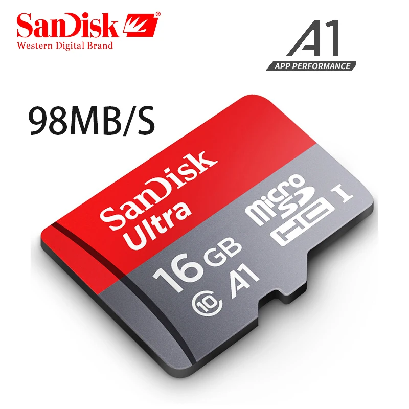 100% sandisk Micro SD карты Class10 16 ГБ 32 64 128 256 оригинальный TF карта флэш памяти Memory Stick U1 U3 4