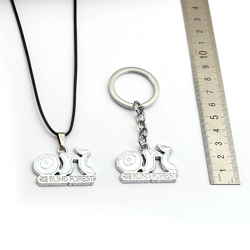 Ожерелье-чокер из игры ори и слепой лес металлический кулон с надписью Ори для