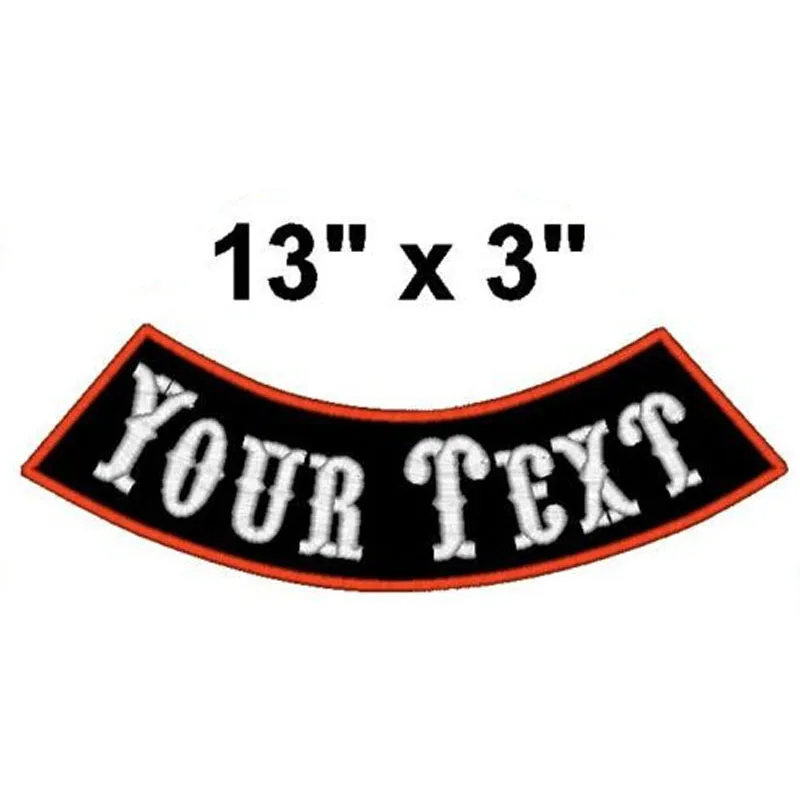 1 сделай сам вышитая нашивка с именем рокера задняя бирка для мотоциклиста 13