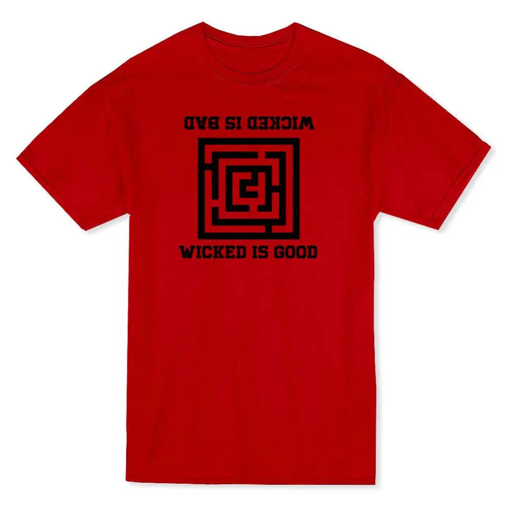 

Wicked Is Good Men'S T-Shirt stranger Things Design T Shirt 2019 New Cool Short Sleeve Men T Shirt Casual Tee Shirts