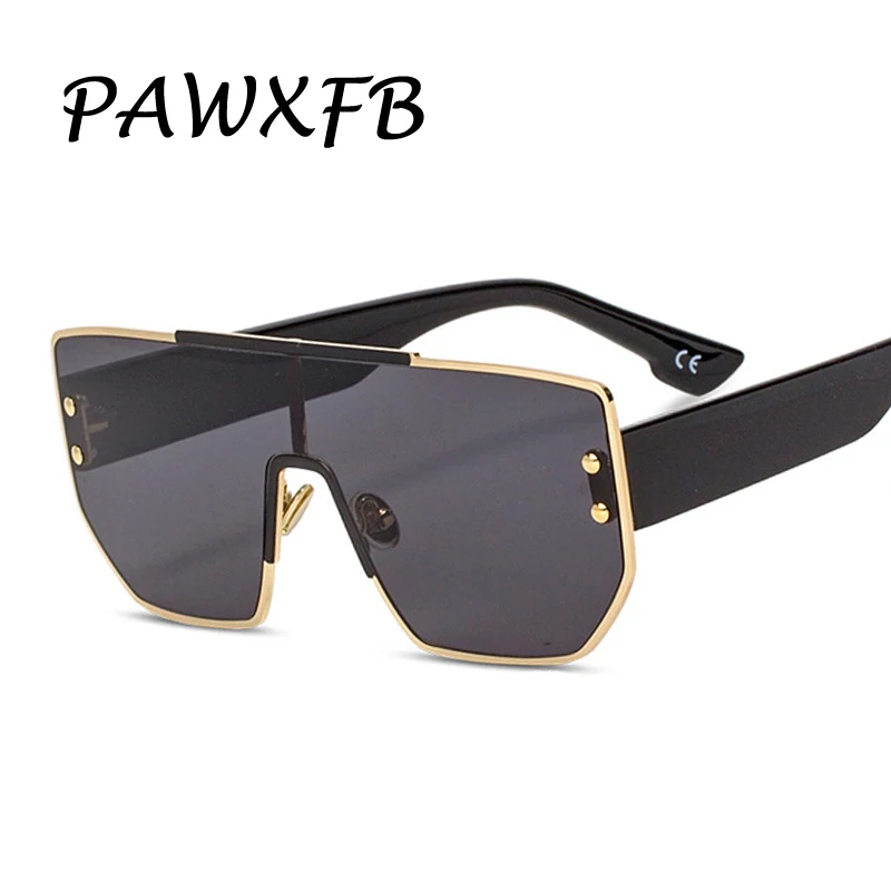 PAWXFB новые роскошные брендовые Дизайнерские мужские Квадратные Солнцезащитные